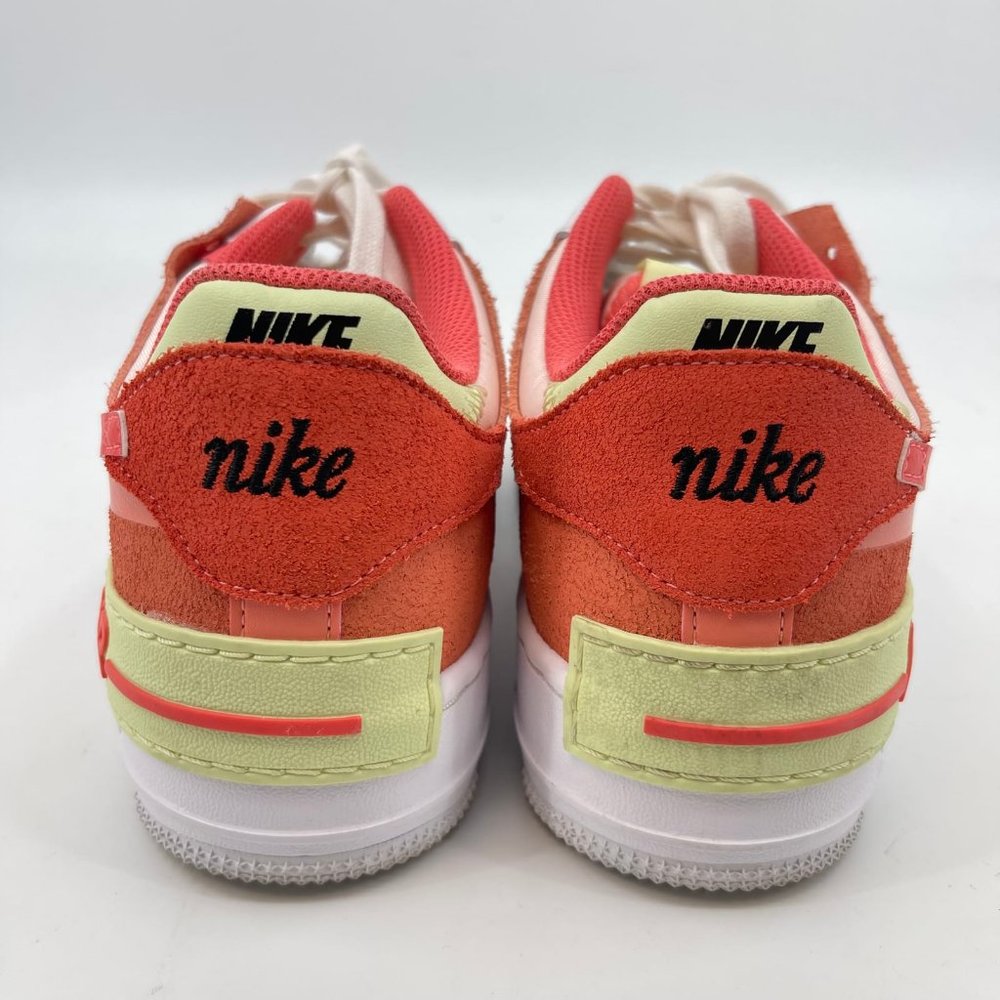 nike air force 1 shadow beige white orange